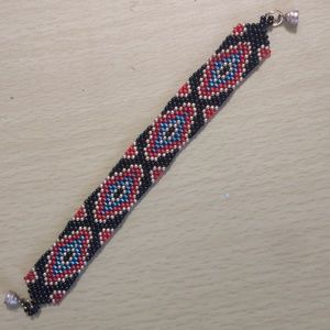 Peyote X's Bracelet 7"